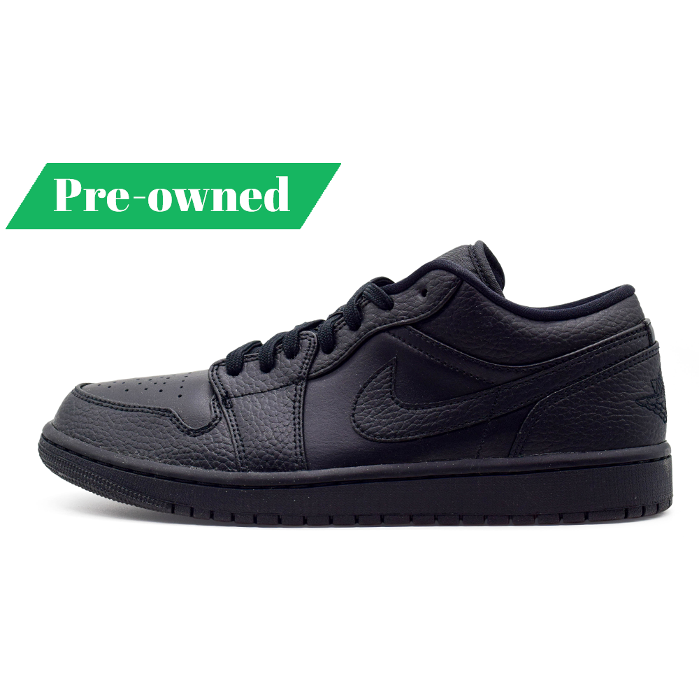 Air Jordan 1 Low Triple Black 553558 091